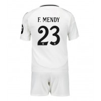 Real Madrid Ferland Mendy #23 Domáci Detský futbalový dres 2024-25 Krátky Rukáv (+ trenírky)